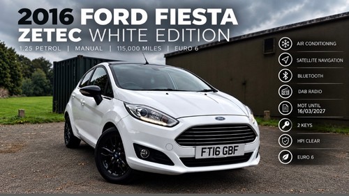 Ford fiesta zetec white - ford,